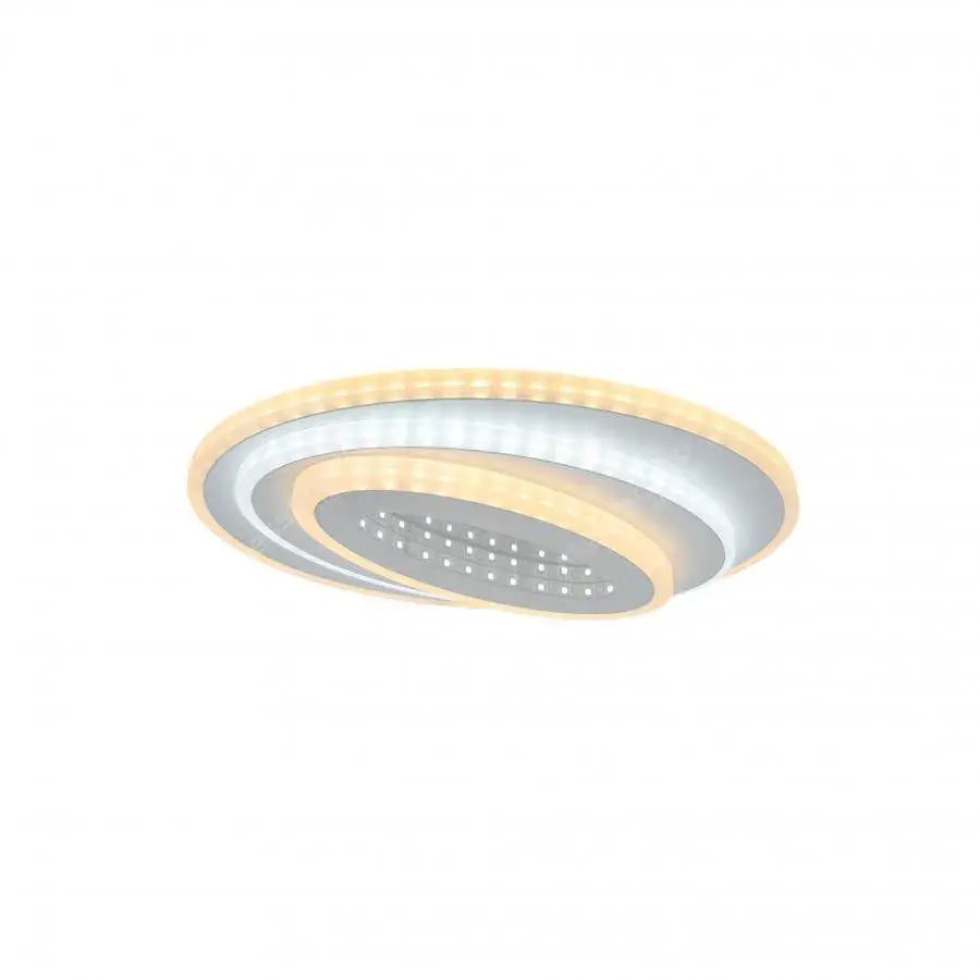 LED lustr NEXA 3D 36W, oválný, studené/teplé/neutrální světlo, bílá