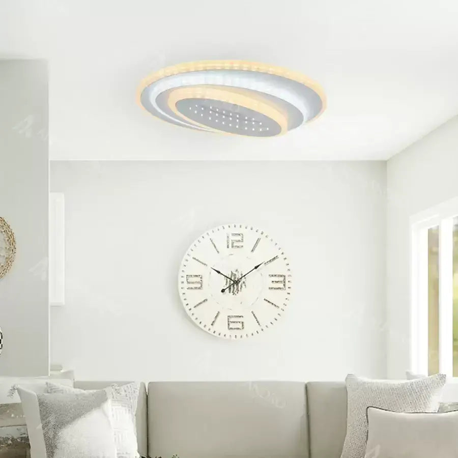 LED lustr NEXA 3D 36W, oválný, studené/teplé/neutrální světlo, bílá