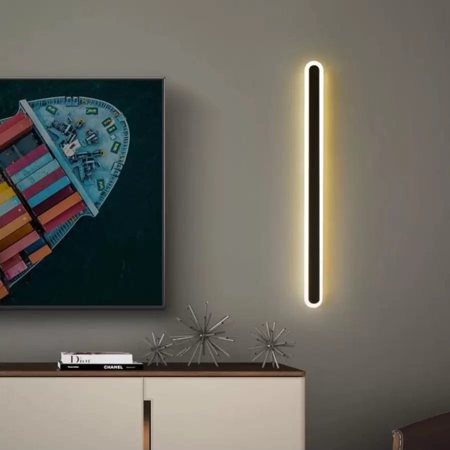 CASSIUS LED lustr, 24W, lineární, studené/teplé/neutrální světlo, černé LED lustry Výchozí název Alessandro Design