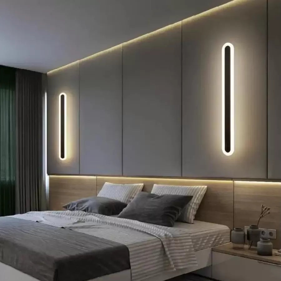CASSIUS LED lustr, 24W, lineární, studené/teplé/neutrální světlo, černé LED lustry Výchozí název Alessandro Design