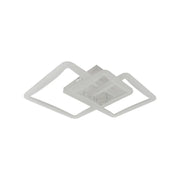 LED lustr s dálkovým ovládáním FARYDA 120W, 3 čtverce, studené/teplé/neutrální světlo, stmívatelné, bílá