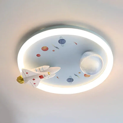 LED lustr CONSTELATION s dálkovým ovládáním 49W, průměr 48cm, studené/teplé/neutrální světlo, bílá modrá LED lustry s dálkovým ovládáním Výchozí název Alessandro Design