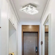 Křišťálový LED lustr JEREMIAH 48W, 2 čtverce, studené/teplé/neutrální světlo, lesklý chrom LED lustry Výchozí název Alessandro Design