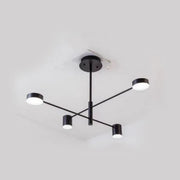 GALIOS LED lustr 48W, 4 prvky, studené/teplé/neutrální světlo, černá Moderní lustry Výchozí název Alessandro Design