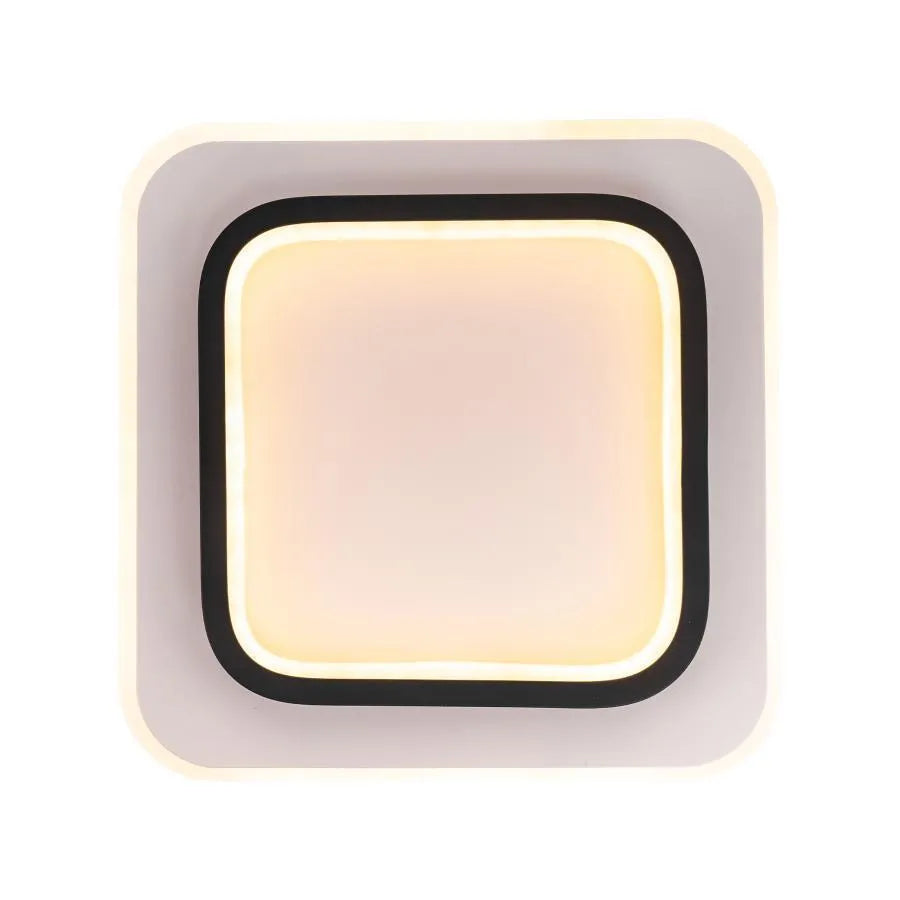 KHAI 20W LED stropní svítidlo, studené/teplé/neutrální světlo, černá bílá