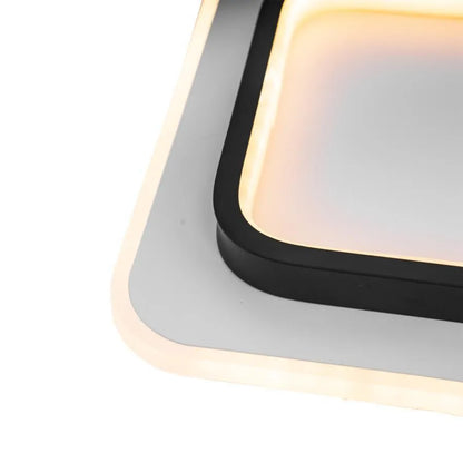 KHAI 20W LED stropní svítidlo, studené/teplé/neutrální světlo, černá bílá