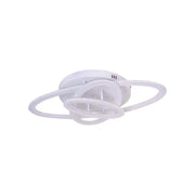 LED lustr s dálkovým ovládáním TIANA 78W, 3 elipsy, studené/teplé/neutrální světlo, stmívatelné, bílý LED lustr s dálkovým ovládáním Výchozí název Alessandro Design