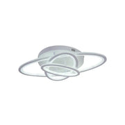 LED lustr s dálkovým ovládáním TIANA 78W, 3 elipsy, studené/teplé/neutrální světlo, stmívatelné, bílý LED lustr s dálkovým ovládáním Výchozí název Alessandro Design