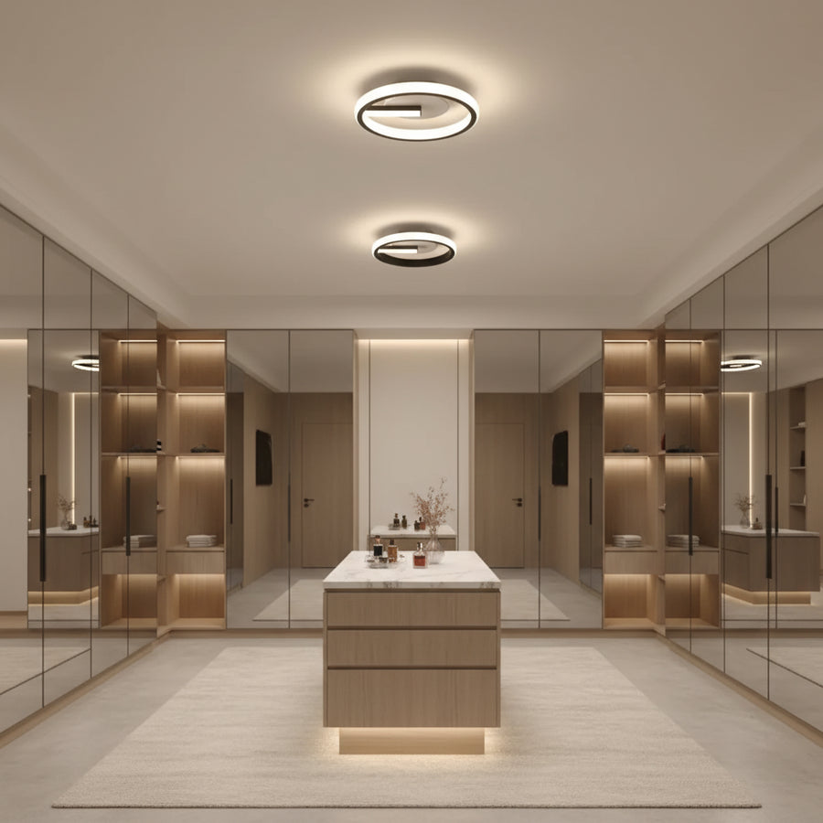 LED lustr VICTORIA 19W, kulatý, studené/teplé/neutrální světlo, černá, bílá Použité LED lustry Výchozí název Alessandro Design