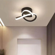 LED lustr VERTEX Flow 24W, průměr 25cm, studené/teplé/neutrální světlo, černá Aplikované LED lustry Výchozí název Alessandro Design