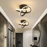 LED lustr VERTEX Flow 24W, průměr 25cm, studené/teplé/neutrální světlo, černá Aplikované LED lustry Výchozí název Alessandro Design