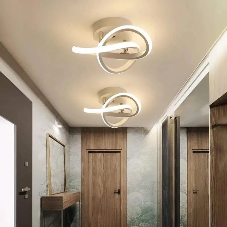 LED lustr VERTEX Flow 24W, průměr 25cm, studené/teplé/neutrální světlo, bílá Aplikované LED lustry Výchozí název Alessandro Design