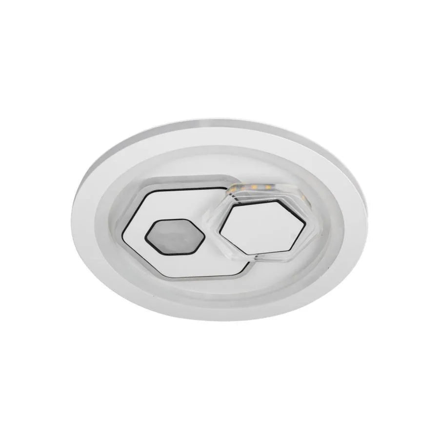 LED lustr KATHLEEN RGB 16W, teplé/neutrální světlo, bílá Aplikované LED lustry Výchozí název Alessandro Design