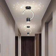 LED lustr KENYA 34W, studené/teplé/neutrální světlo, černý LED lustr Výchozí název Alessandro Design