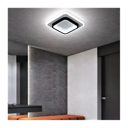 KHAI 20W LED stropní svítidlo, studené/teplé/neutrální světlo, černá bílá