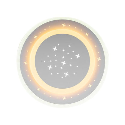 GUARELLA LED lustr, 39W, studené/teplé/neutrální světlo, bílá