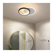 MARIO LED lustr 24W, Studené/Teplé/Neutrální světlo Black White