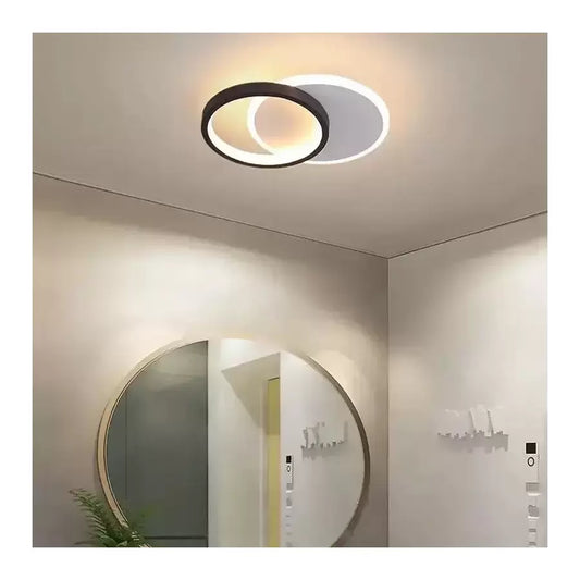 MARIO LED lustr 24W, Studené/Teplé/Neutrální světlo Black White