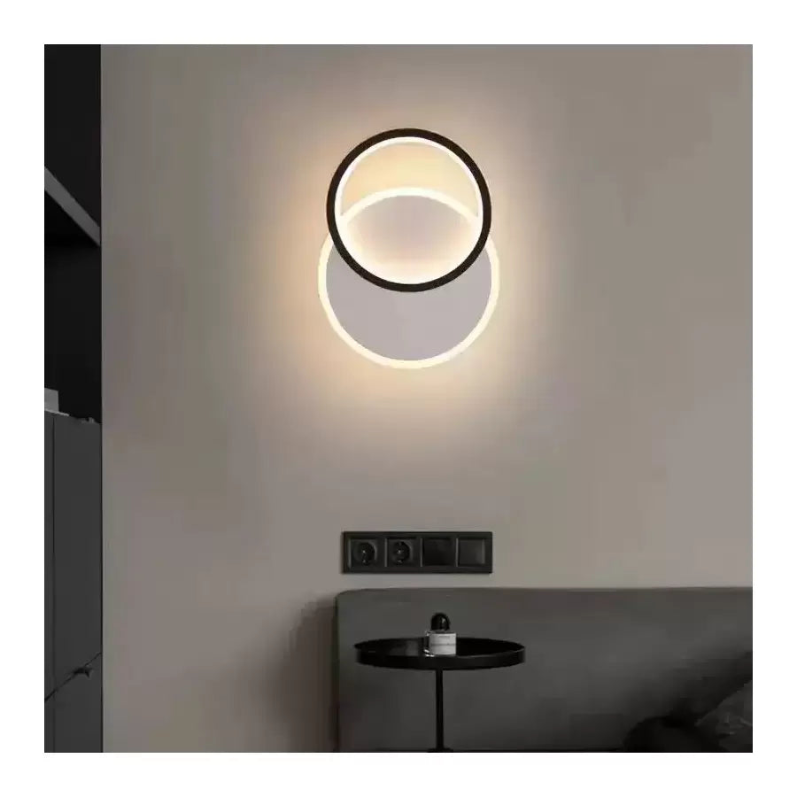MARIO LED lustr 24W, Studené/Teplé/Neutrální světlo Black White