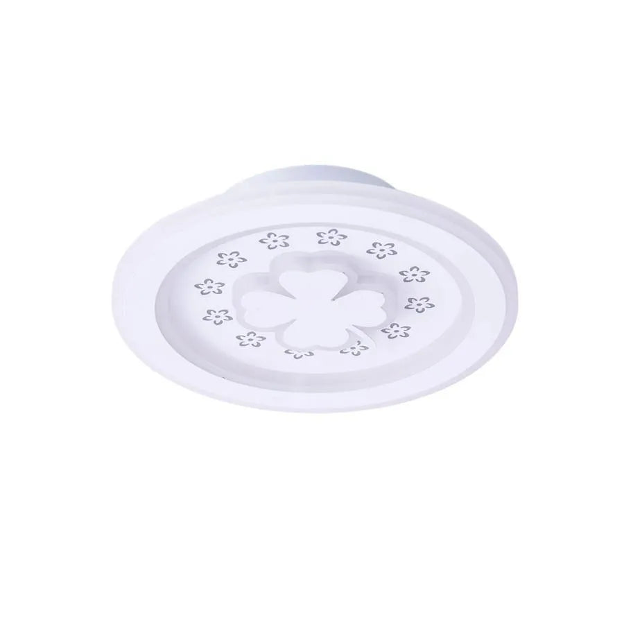 CLOVER LED RGB RŮŽOVÝ lustr 24W, studené/teplé/neutrální světlo, bílá Výchozí název Alessandro Design