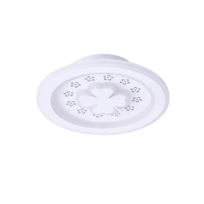 CLOVER LED RGB RŮŽOVÝ lustr 24W, studené/teplé/neutrální světlo, bílá Výchozí název Alessandro Design
