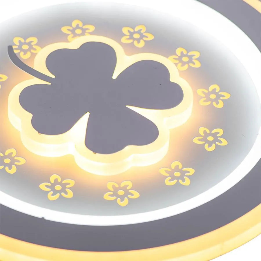 CLOVER LED RGB RŮŽOVÝ lustr 24W, studené/teplé/neutrální světlo, bílá Výchozí název Alessandro Design