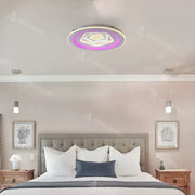 LED lustr s dálkovým ovládáním MEIRA RGB, 180W, studené/teplé/neutrální světlo, stmívatelné, bílé LED lustry s dálkovým ovládáním Výchozí název Alessandro Design