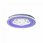 LED lustr s dálkovým ovládáním MEIRA RGB, 180W, studené/teplé/neutrální světlo, stmívatelné, bílé LED lustry s dálkovým ovládáním Výchozí název Alessandro Design