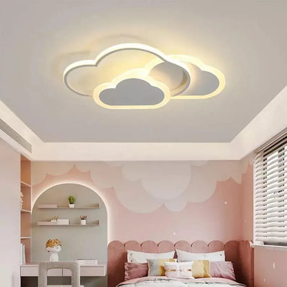 RIOKO LED lustr s dálkovým ovládáním, 48W, 3 mraky, studené/teplé/neutrální světlo, stmívatelné, bílé LED lustry s dálkovým ovládáním Výchozí název Alessandro Design