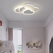 RIOKO LED lustr s dálkovým ovládáním, 48W, 3 mraky, studené/teplé/neutrální světlo, stmívatelné, bílé LED lustry s dálkovým ovládáním Výchozí název Alessandro Design