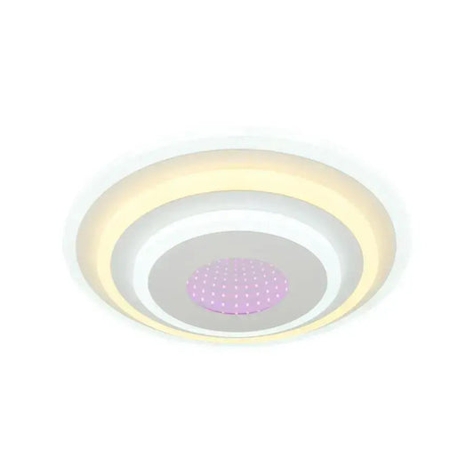 LED lustr NIVARA 3D 20W, průměr 30cm, studené/teplé/neutrální světlo, bílá Aplikované LED lustry Výchozí název Alessandro Design