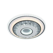 LED křišťálový lustr SERILDA 40W, Průměr 20cm, Studené/Teplé/Neutrální světlo, Bílá