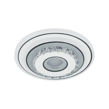 LED křišťálový lustr SERILDA 40W, Průměr 20cm, Studené/Teplé/Neutrální světlo, Bílá