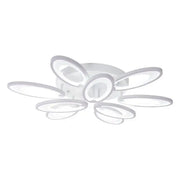 LED lustr s dálkovým ovládáním SUNFLOWER 98W, 9 prvků, studené/teplé/neutrální světlo, stmívatelné, bílé LED lustry s dálkovým ovládáním Výchozí název Alessandro Design