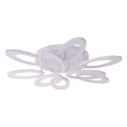 LED lustr s dálkovým ovládáním SUNFLOWER 98W, 9 prvků, studené/teplé/neutrální světlo, stmívatelné, bílé LED lustry s dálkovým ovládáním Výchozí název Alessandro Design