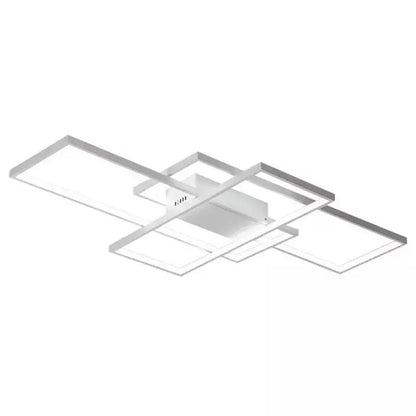 LED lustr s dálkovým ovládáním LANDYN 78W, studené/teplé/neutrální světlo, stmívatelné, bílé LED lustry s dálkovým ovládáním Výchozí název Alessandro Design