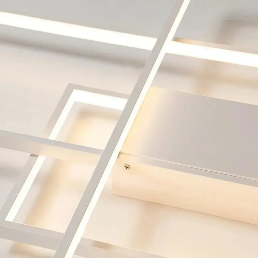 LED lustr s dálkovým ovládáním LANDYN 78W, studené/teplé/neutrální světlo, stmívatelné, bílé LED lustry s dálkovým ovládáním Výchozí název Alessandro Design