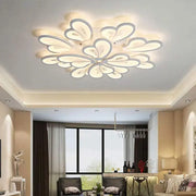 LED lustr s dálkovým ovládáním BLOSSOM 146W, 12 okvětních lístků, studené/teplé/neutrální světlo 3000k/4000k/6000k, stmívatelné, bílý LED lustr s dálkovým ovládáním Výchozí název Alessandro Design