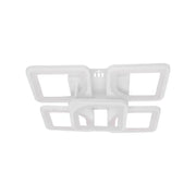 LED lustr s dálkovým ovládáním FELY 80W, 5 čtverců, studené/teplé/neutrální světlo, stmívatelné, bílý LED lustr s dálkovým ovládáním Výchozí název Alessandro Design