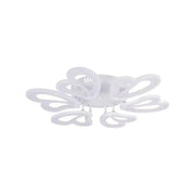 LED lustr s dálkovým ovládáním BLOSSOM 78W, 6 okvětních lístků, Průměr 60cm, Studené/Teplé/Neutrální světlo, Stmívatelné, Bílý LED lustr s dálkovým ovládáním Výchozí název Alessandro Design