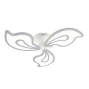 LED lustr s dálkovým ovládáním GLORIOSA 40W, 3 okvětní lístky, studené/teplé/neutrální světlo, stmívatelné, bílý LED lustr s dálkovým ovládáním Výchozí název Alessandro Design