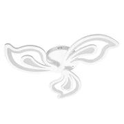 LED lustr s dálkovým ovládáním GLORIOSA 40W, 3 okvětní lístky, studené/teplé/neutrální světlo, stmívatelné, bílý LED lustr s dálkovým ovládáním Výchozí název Alessandro Design