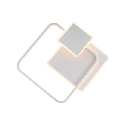 LED lustr s dálkovým ovládáním ANEMONA 75W, 3 čtverce, studené/teplé/neutrální světlo, stmívatelné, bílý LED lustr s dálkovým ovládáním Výchozí název Alessandro Design