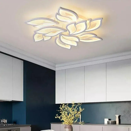 LED lustr s dálkovým ovládáním LILY 101W, 9 prvků, studené/teplé/neutrální světlo, stmívatelné, bílý LED lustr s dálkovým ovládáním Výchozí název Alessandro Design