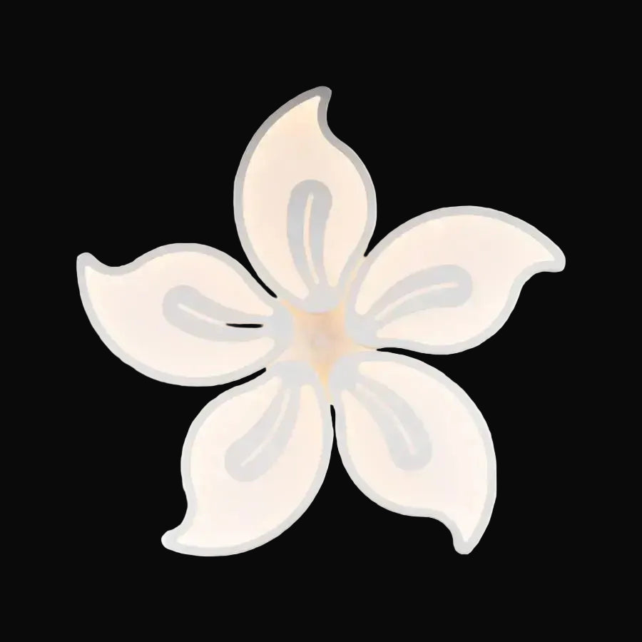 LED lustr s dálkovým ovládáním JASMINE 66W, 5 okvětních lístků, studené/teplé/neutrální světlo, stmívatelné, bílý LED lustr s dálkovým ovládáním Výchozí název Alessandro Design