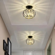 Lustr Monica, 1 X E27, Ø 16 cm, černý, kov / sklo Klasické lustry Výchozí název Alessandro Design