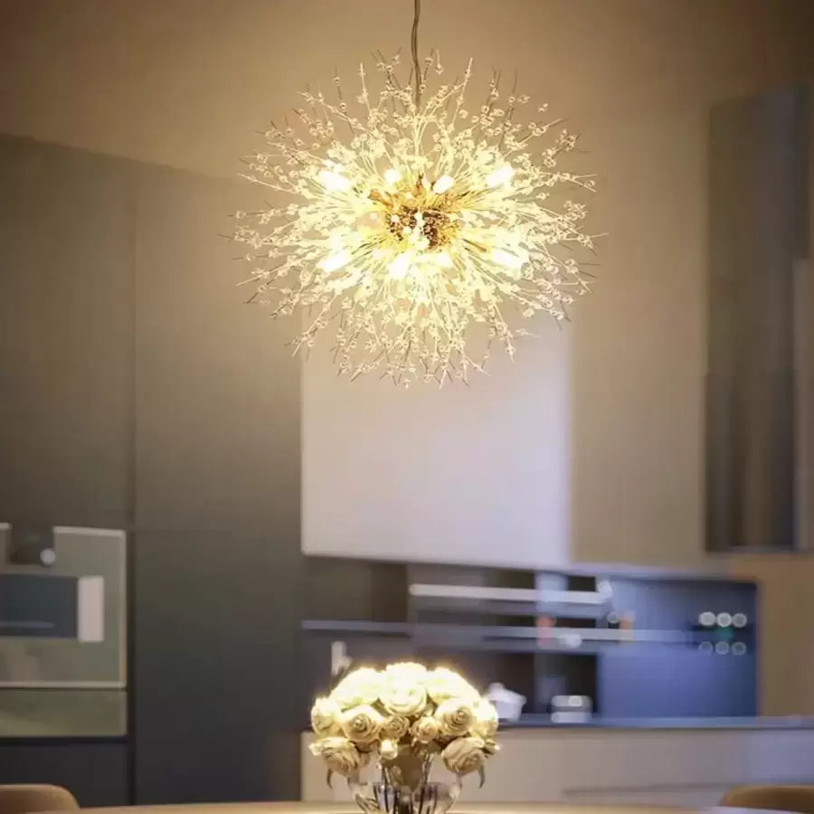 Schönbrunn křišťálový lustr, 6x G9, průměr 40 cm, lesklé zlato, nastavitelná výška Moderní lustry Výchozí název Alessandro Design