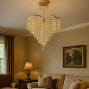 Ander Crystal Lustr, 4xE14, Průměr 45cm, Gold Crystal Lustry Výchozí název Alessandro Design