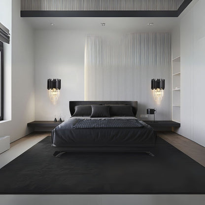 Aplica Candelabru Cristal BLOIS Piccolo, 2xE14, Negru Aplice de Interior Default Title Alessandro Design
