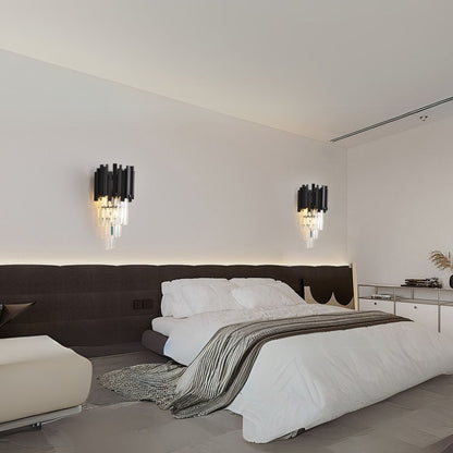 Aplica Candelabru Cristal BLOIS Piccolo, 2xE14, Negru Aplice de Interior Default Title Alessandro Design